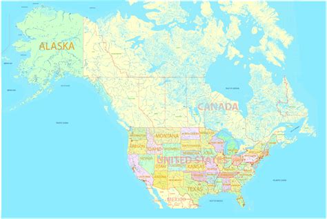 Bildergebnis für Editable US/Canada Map