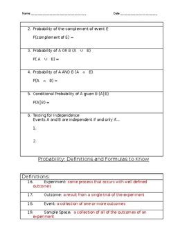 Image result for Probability Interview Questions Cheat Sheet