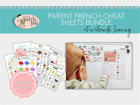 Image result for Learning French Cheat Sheet