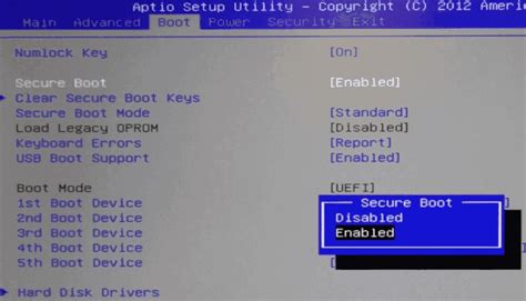Image result for How to Temporarily Turn Off Secure Boot