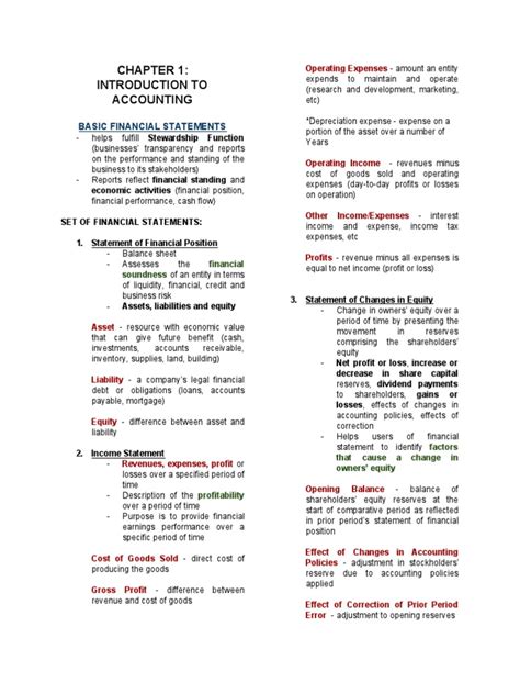 Image result for Basic Guide to Accounting Statements