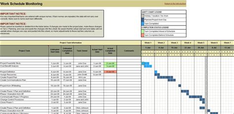 Toradh íomhá ar Excel Scheduling Tool