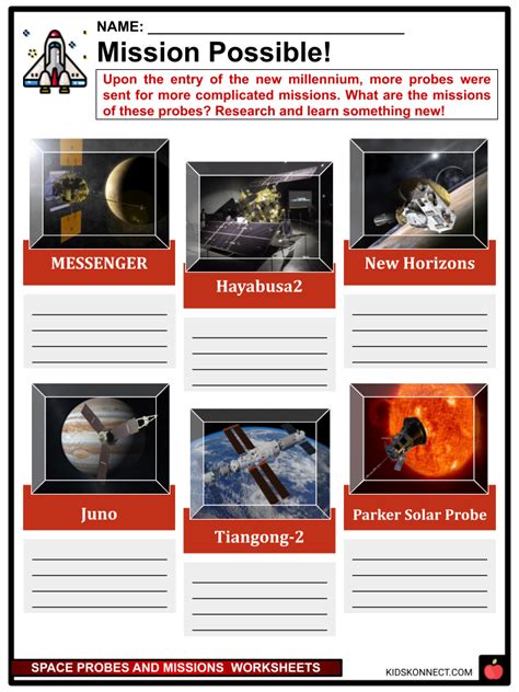 Space Program Worksheet に対する画像結果