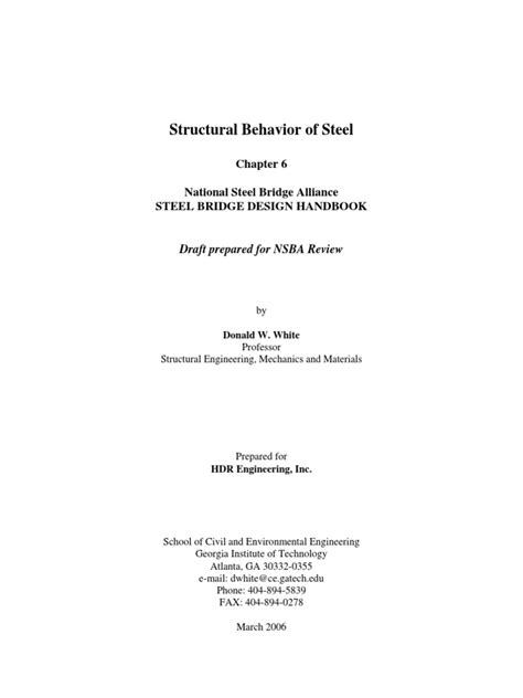 Structural Design in Steel - Bridges | PDF | Bending | Buckling