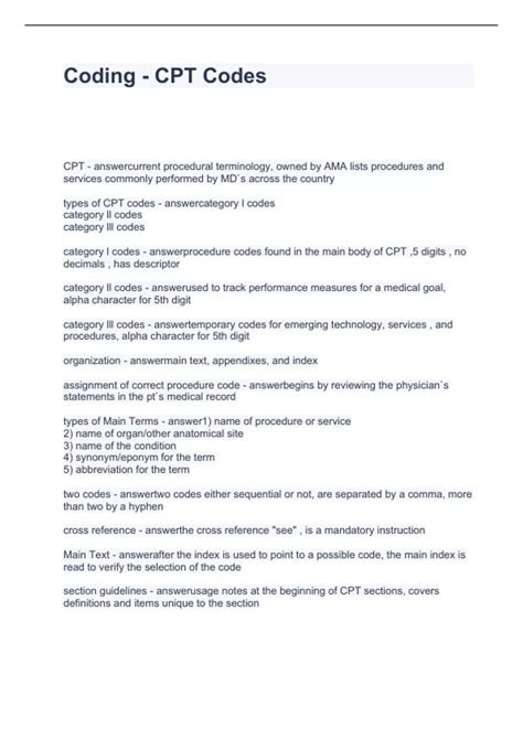 Image result for CPT Medical Coding Questions and Answers