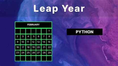 Image result for Leap Year Python Math
