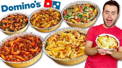 Domino's Pasta Bowls Menu 的图像结果