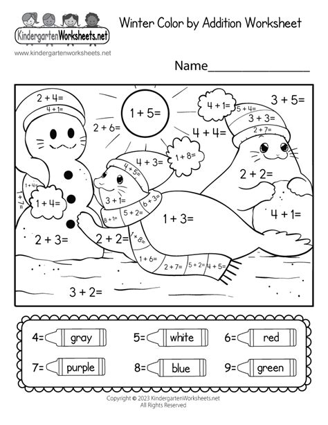 Image result for Printable Math Addition Worksheets