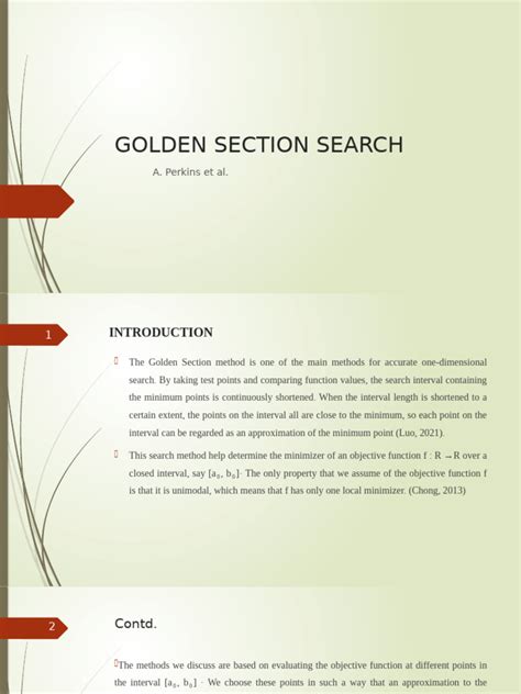 Toradh íomhá ar Golden Section Search Examples