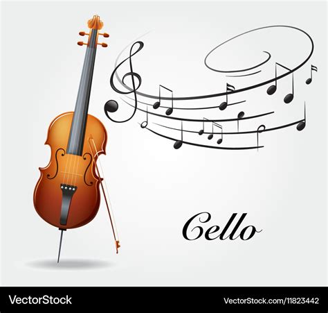 Image result for Cello Notes Drawing