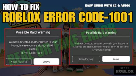 Error Code 1001 Roblox に対する画像結果