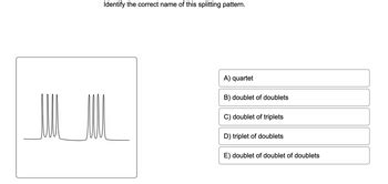 Toradh íomhá ar Triple Double T Complex Splitting Pattern
