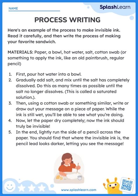 Image result for Writing Process Worksheets