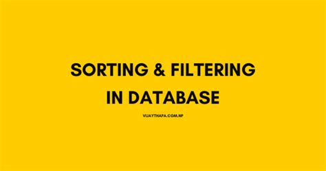 Difference Between Sorting and Filtering Data に対する画像結果