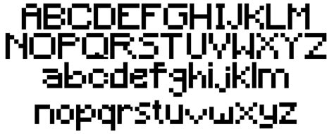 Toradh íomhá ar Minecraft Font Bitmap