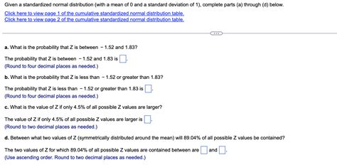 Afbeeldingsresultaten voor Cumulative Standardized Normal Distribution Table