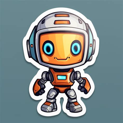 Machine Learning Robot Sticker に対する画像結果