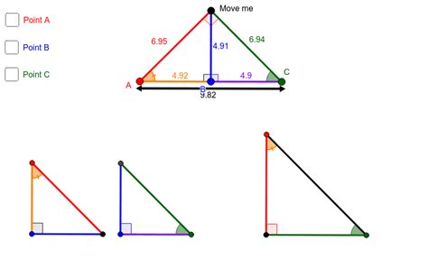 Image result for Right Triangle Geometric Mean Formula