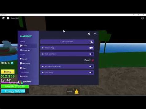Toradh íomhá ar Blox Fruit Script Hack GUI