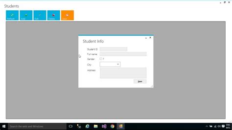 Image result for Modern Manage Form for WinForm