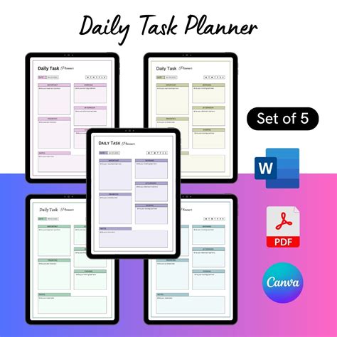 Image result for Daily Task Planner Printable
