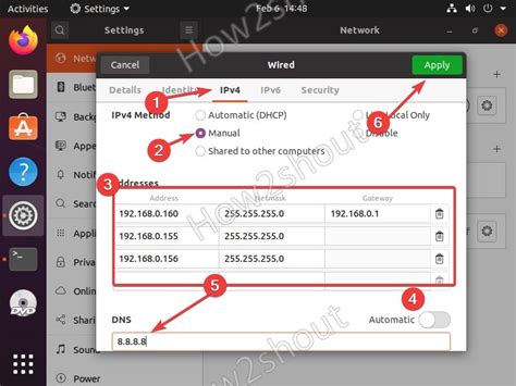 Toradh íomhá ar Ubuntu Network Identity UI
