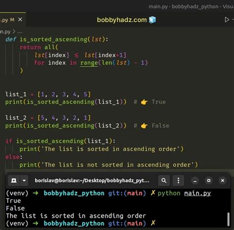 Sort a List into Ascending Order Python に対する画像結果