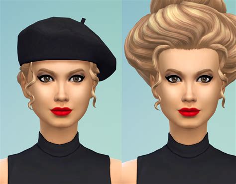 Image result for Custom Content Cute Hair Pinterest Sims 4