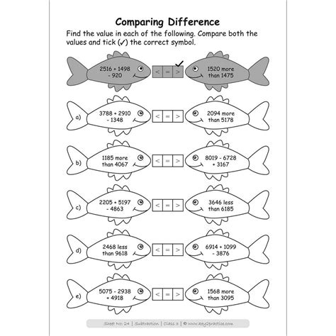 Image result for 3rd Grade Math Worksheets Subtraction