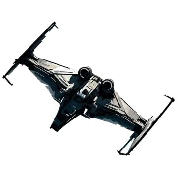 Image result for X-Wing Side View Transparent Background