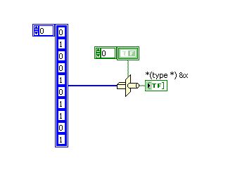 Boolean Array LabVIEW に対する画像結果