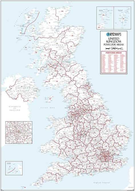 Image result for Postcode Map UK Printable A4