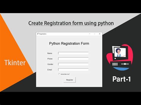 Image result for Registration Form with Use of Tkinter Python