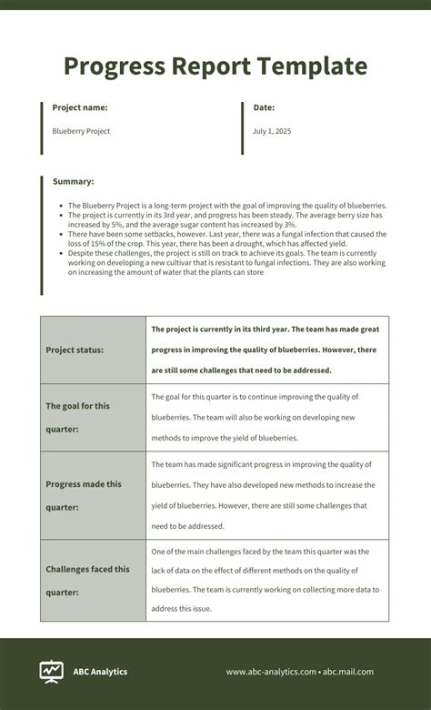 Image result for Project Progress Form