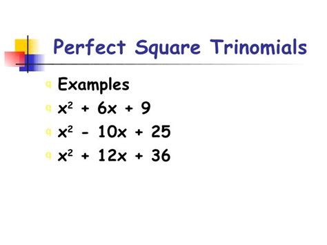 Image result for Quadratic Formula Perfect Square