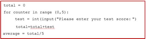 Image result for Running Total Loop Example