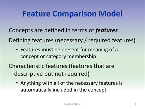 Image result for Feature Comparison Model Psychology