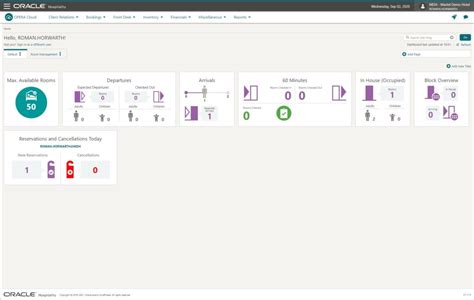 Toradh íomhá ar Oracle Opera Cloud Training