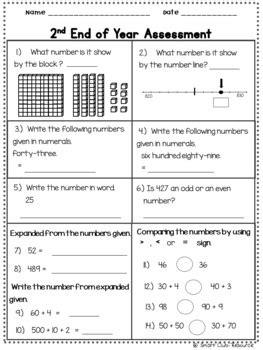 Image result for Grade 2 Math Review Worksheet