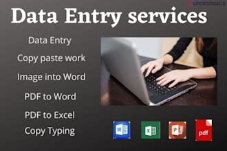 Image result for Fiverr Gig Data Entry