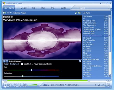 Windows Media Player 10 に対する画像結果
