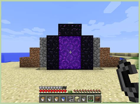 How to Craft a Portal Minecraft に対する画像結果