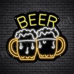 Toradh íomhá ar Neon Beer Sign Transparent