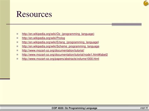 Image result for Oz Programming Language
