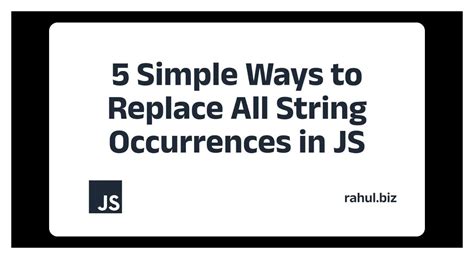 Afbeeldingsresultaten voor JavaScript String Replace