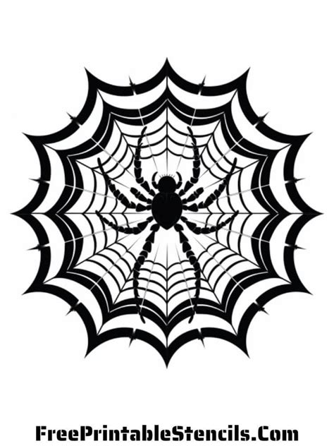 Image result for Spider Web Stencil Printable