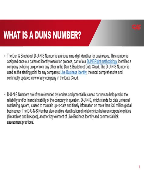 Image result for Duns Number Used For