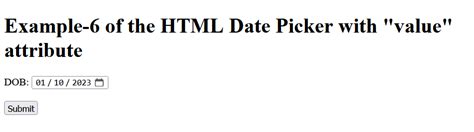 Image result for HTML Date Picker with CSS