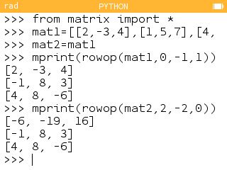 Matrices En Python に対する画像結果