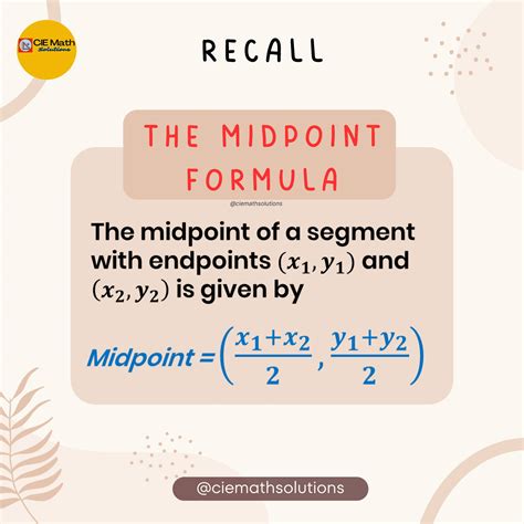 Image result for Midpoint Formula Excel